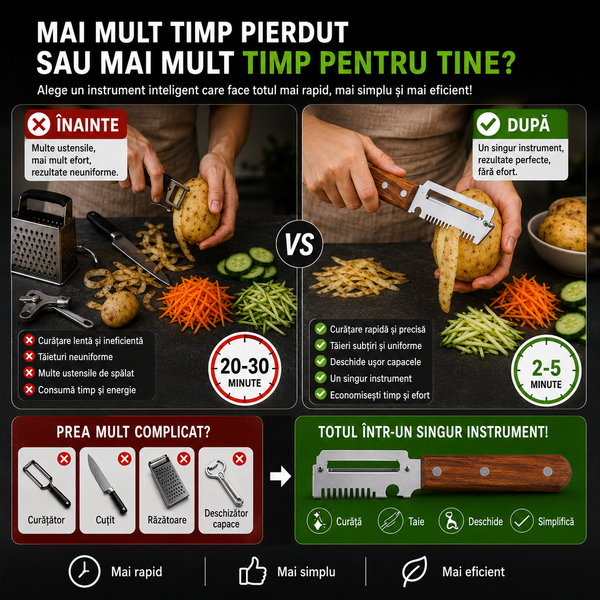 Dispozitiv Multifuncțional Bucătărie 3 în 1
