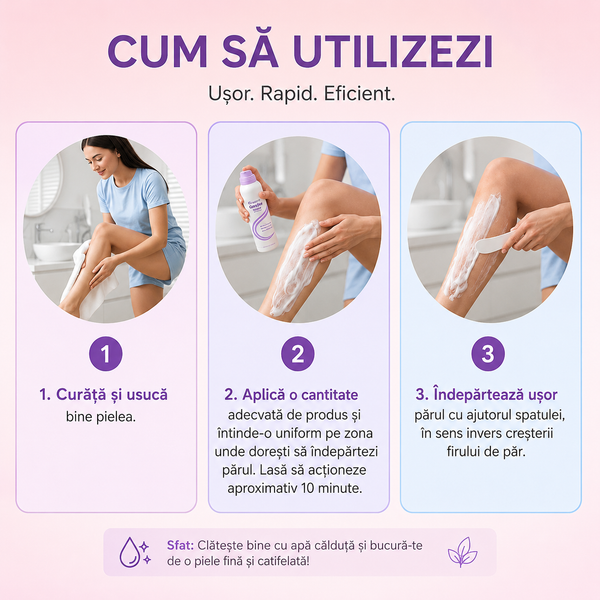 Cremă Delicată pentru Epilare