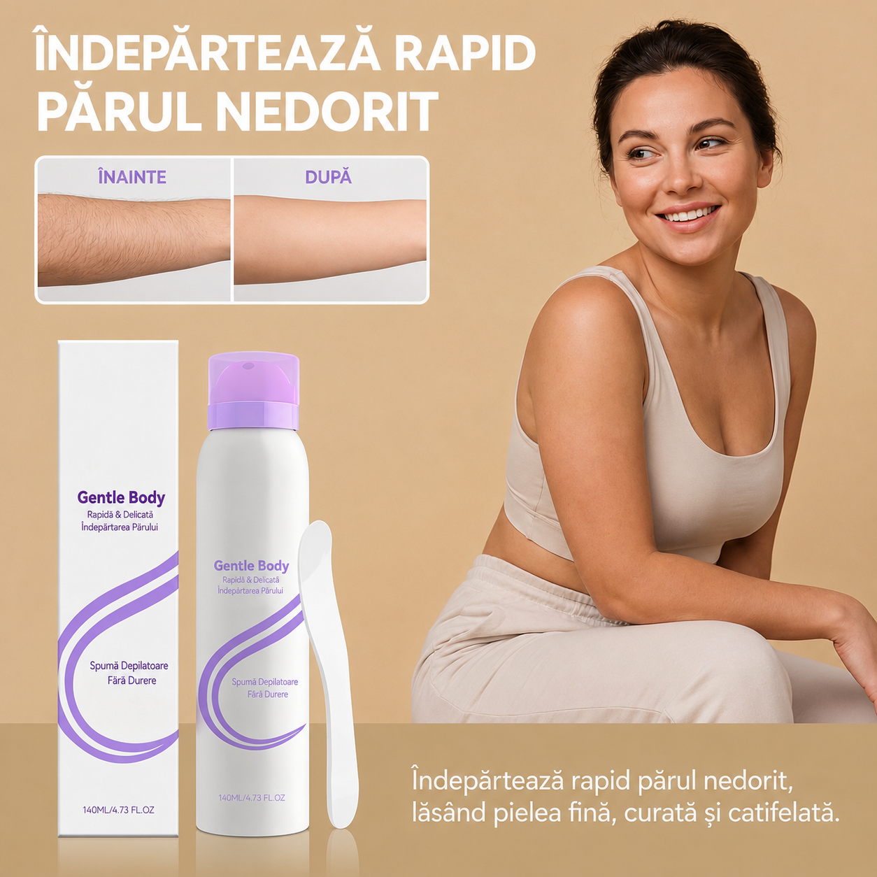 Cremă Delicată pentru Epilare