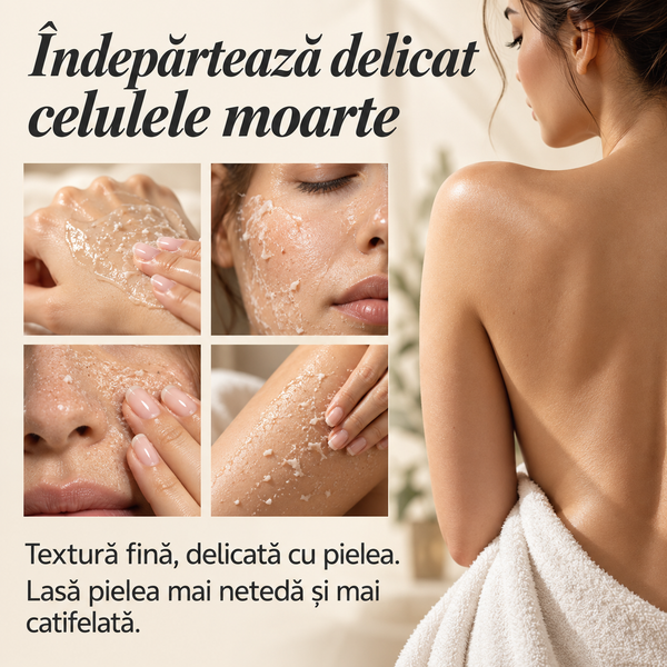 Gel Exfoliant cu Triple Enzime și Ceai Verde pentru Piele Netedă și Luminoasă