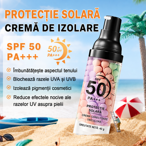 Primer Corector 3 în 1 cu SPF 50 pentru Ten